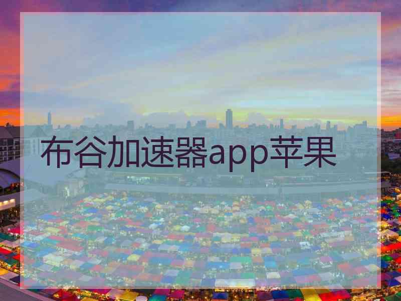 布谷加速器app苹果