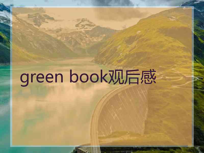 green book观后感