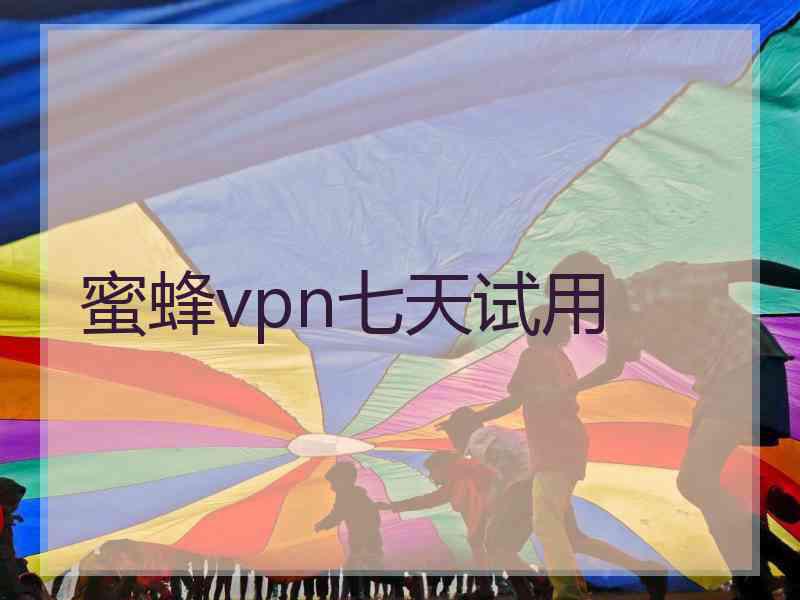 蜜蜂vpn七天试用