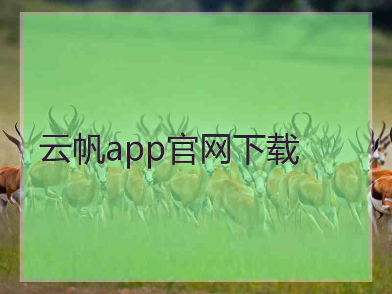 云帆app官网下载