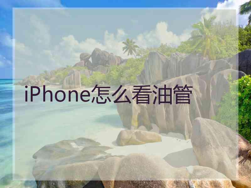 iPhone怎么看油管