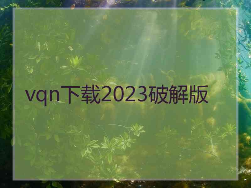 vqn下载2023破解版