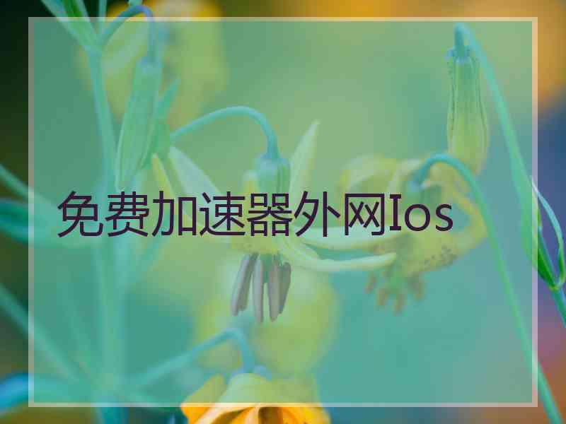 免费加速器外网Ios