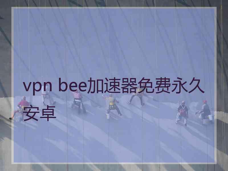 vpn bee加速器免费永久安卓