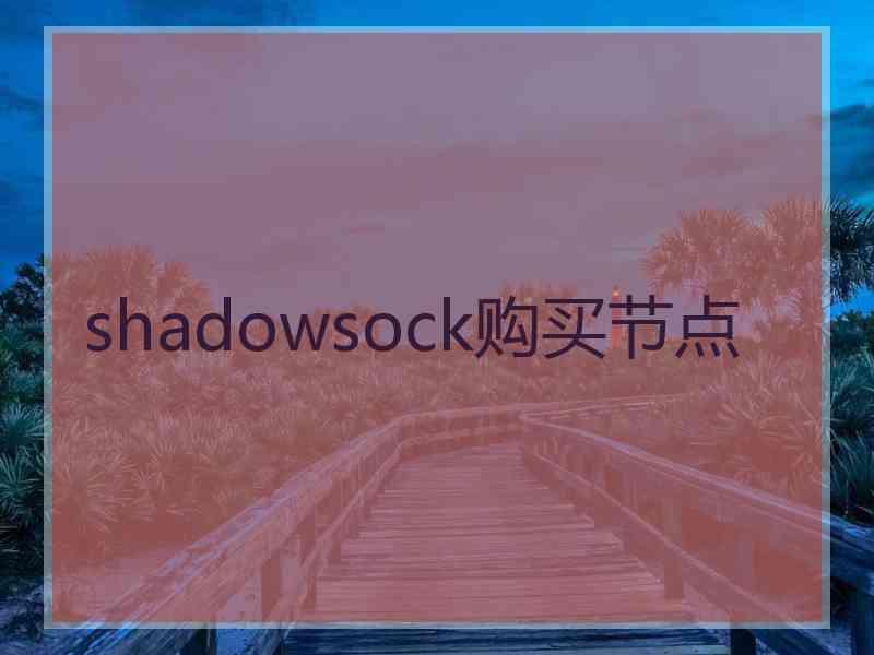 shadowsock购买节点