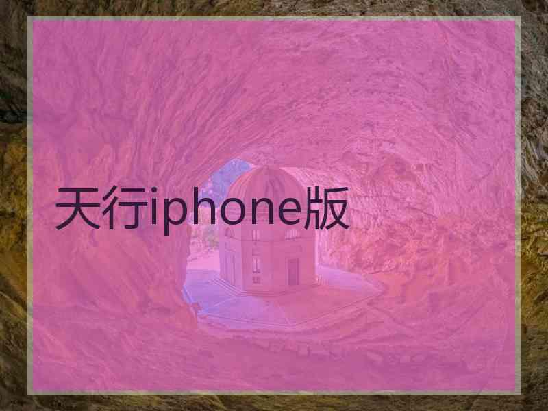 天行iphone版