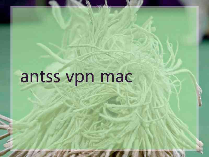 antss vpn mac