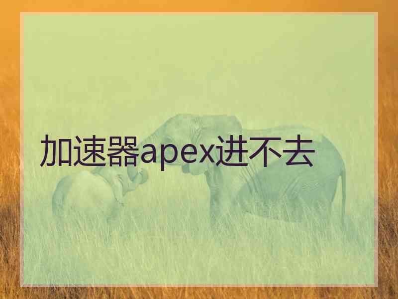 加速器apex进不去