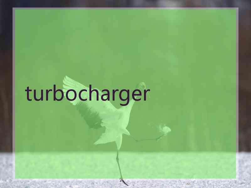 turbocharger