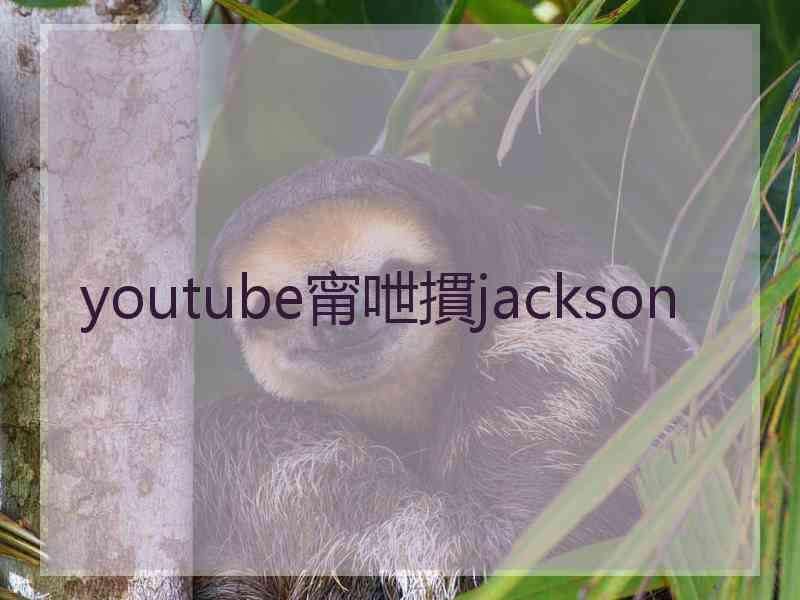 youtube甯呭摜jackson