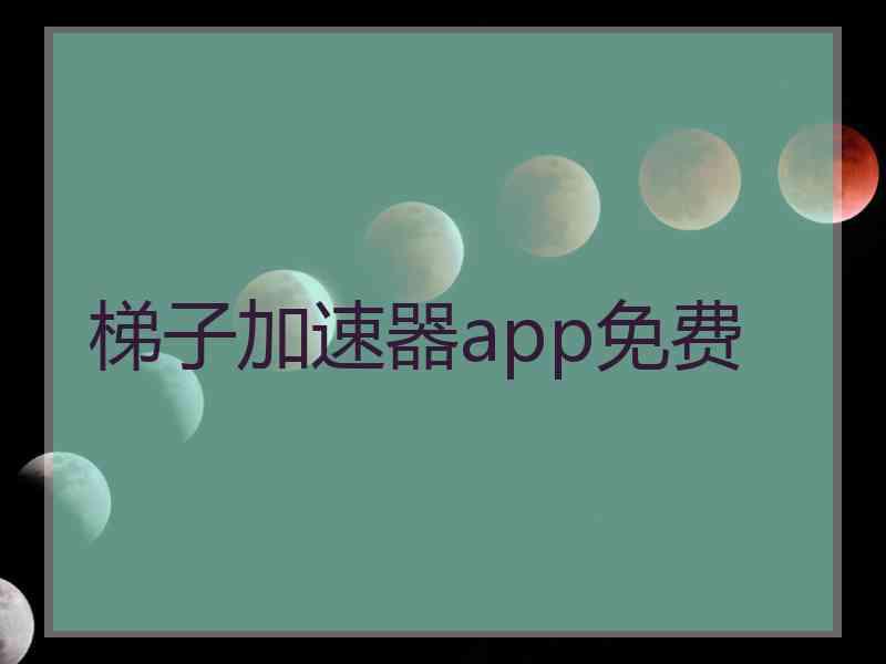 梯子加速器app免费