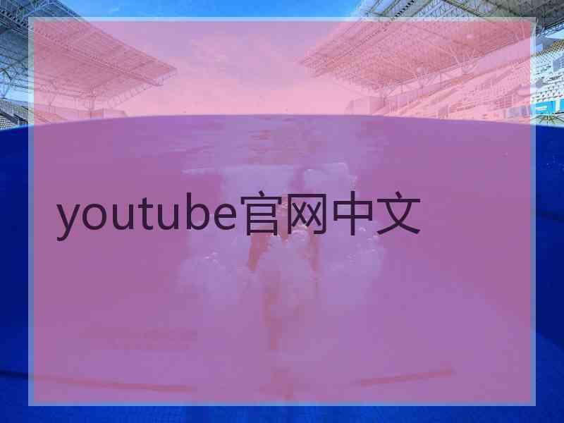 youtube官网中文