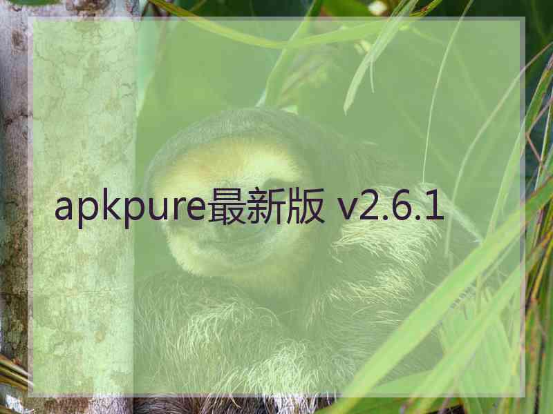 apkpure最新版 v2.6.1