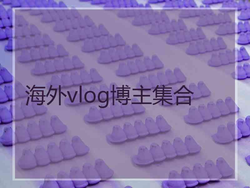 海外vlog博主集合