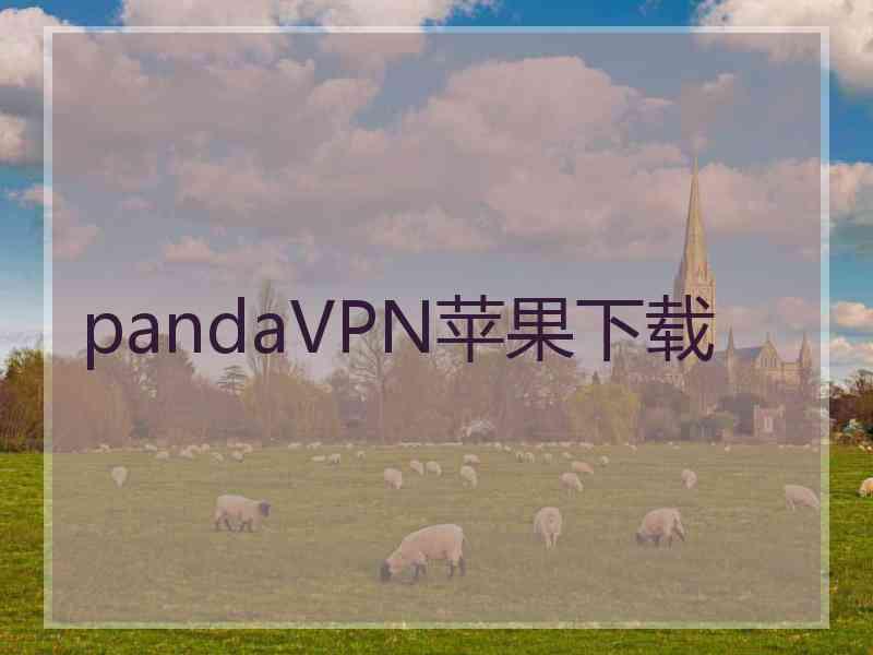 pandaVPN苹果下载