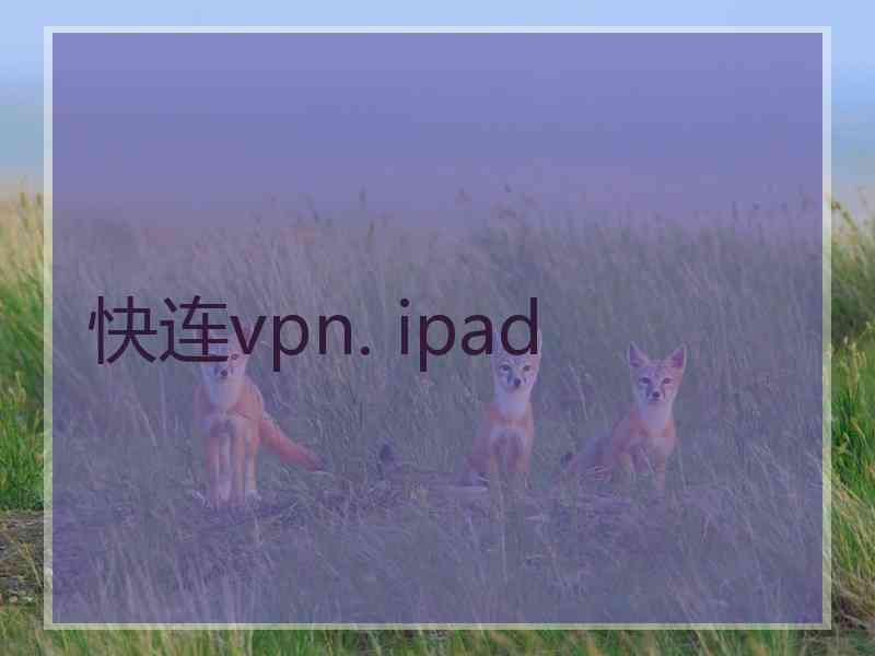 快连vpn. ipad