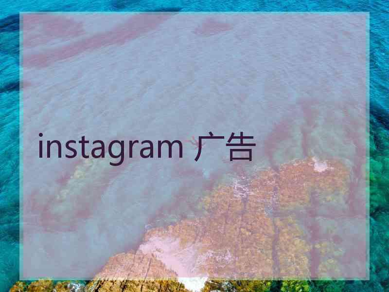 instagram 广告