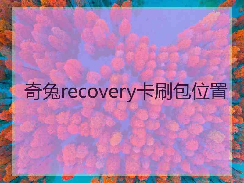 奇兔recovery卡刷包位置