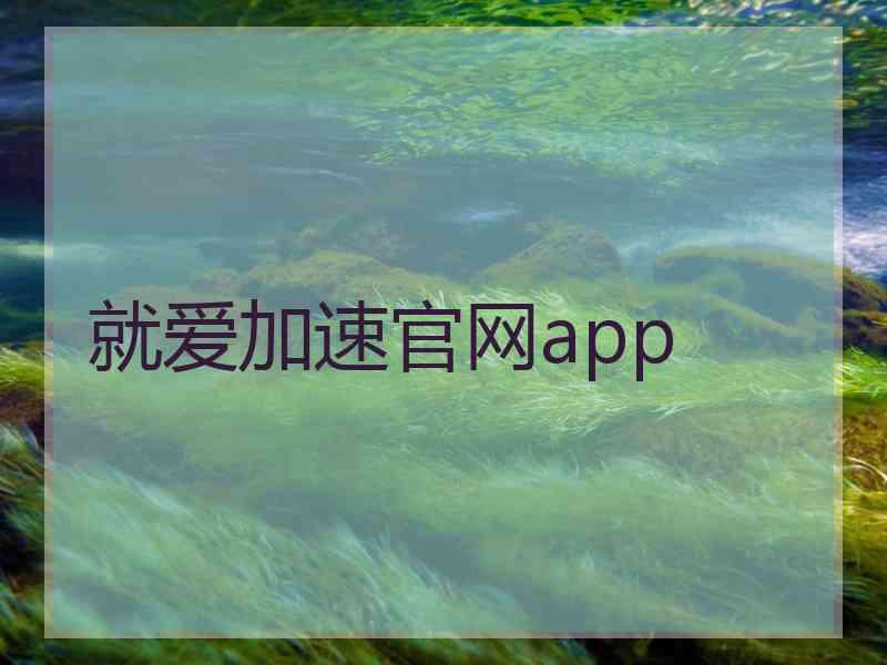 就爱加速官网app