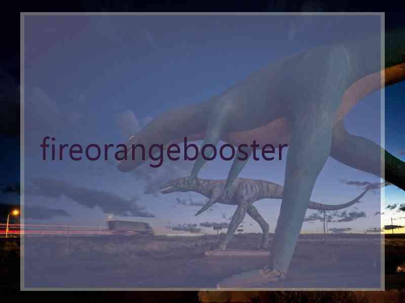 fireorangebooster