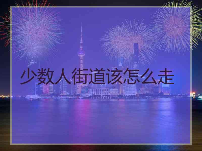 少数人街道该怎么走