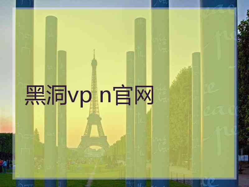 黑洞vp n官网