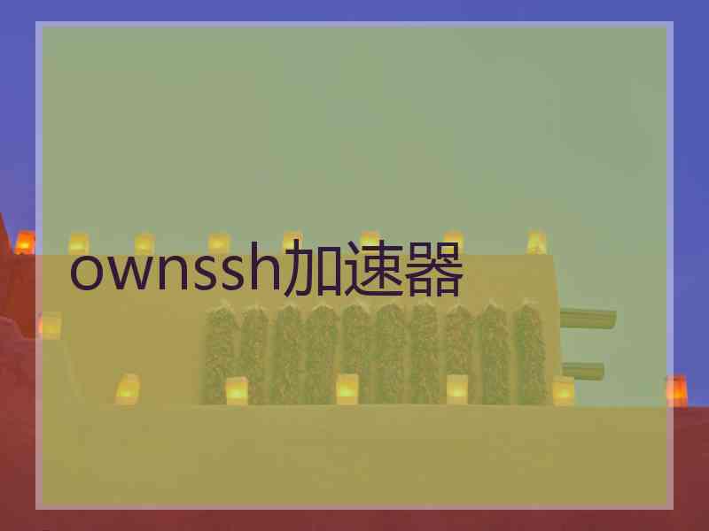 ownssh加速器