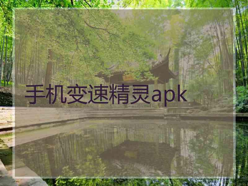 手机变速精灵apk