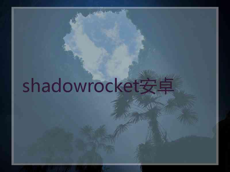 shadowrocket安卓