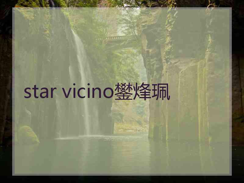 star vicino鐢烽珮