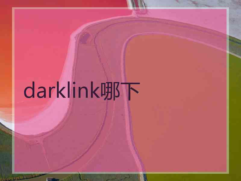 darklink哪下