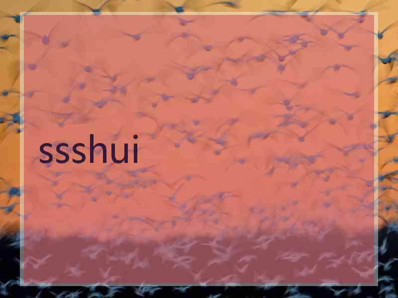 ssshui