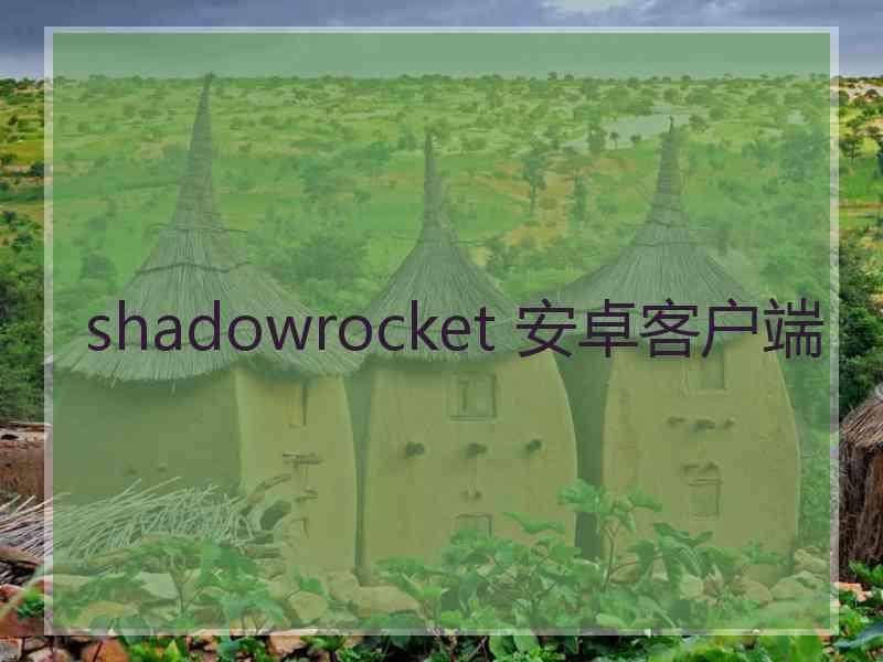 shadowrocket 安卓客户端