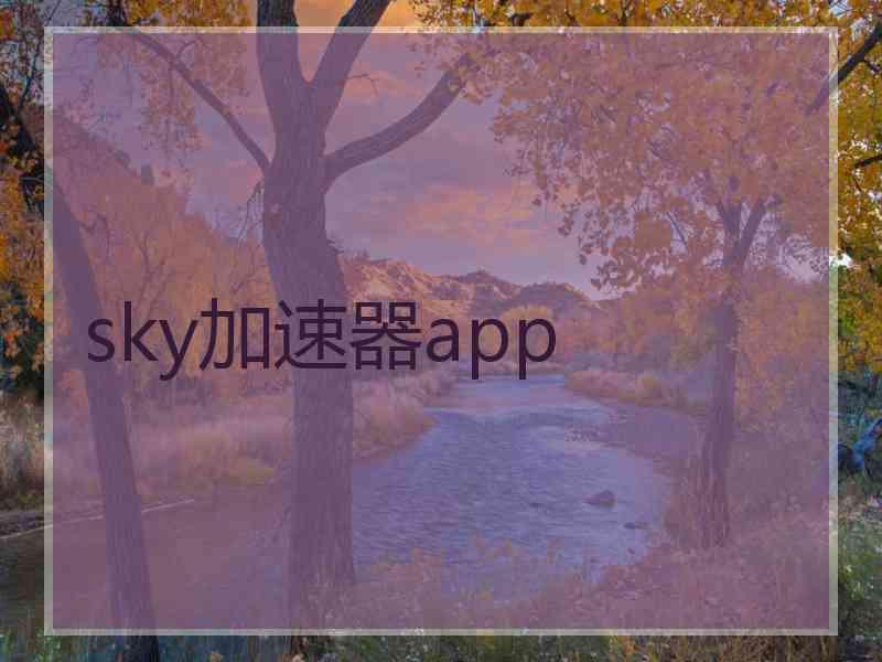 sky加速器app