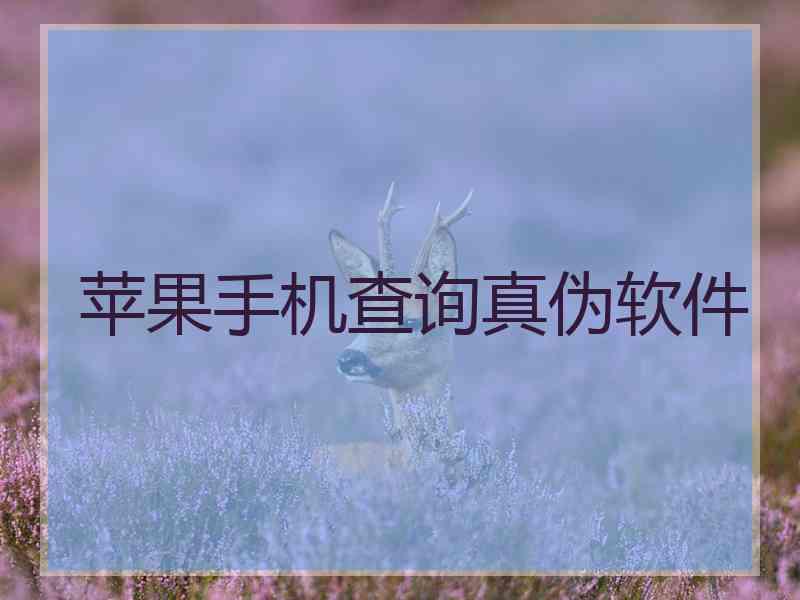 苹果手机查询真伪软件