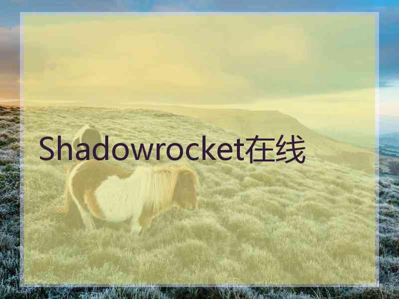 Shadowrocket在线