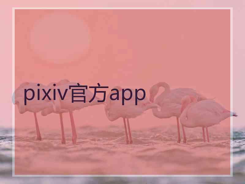 pixiv官方app