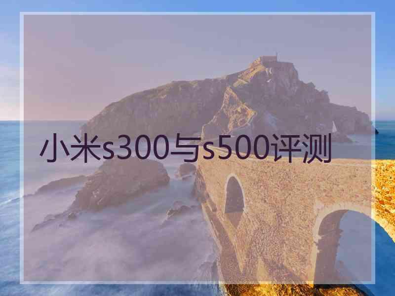 小米s300与s500评测