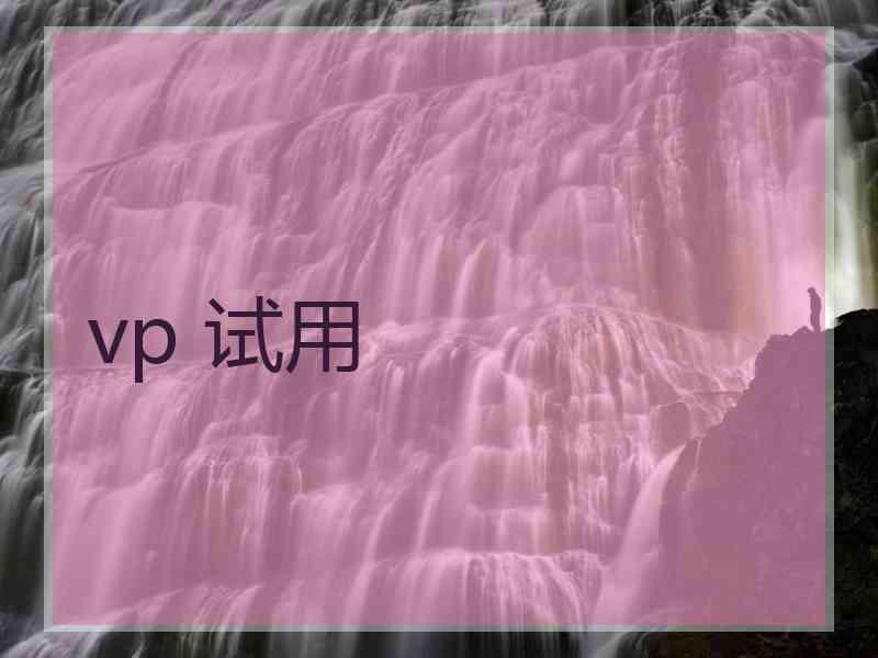 vp 试用