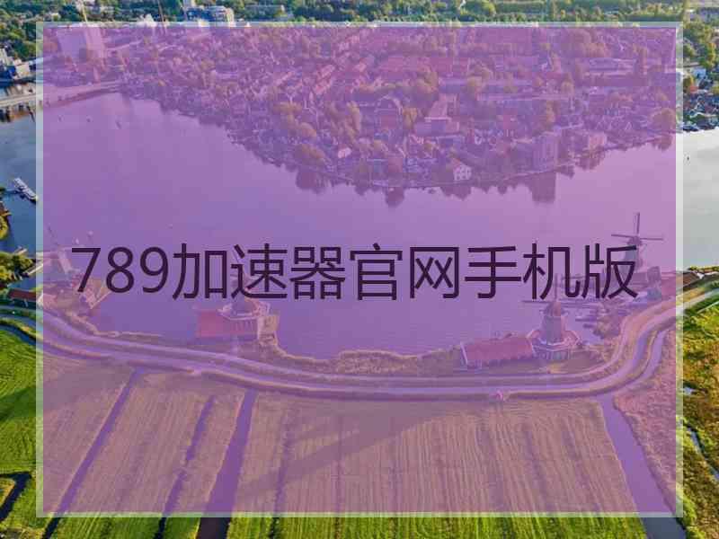 789加速器官网手机版