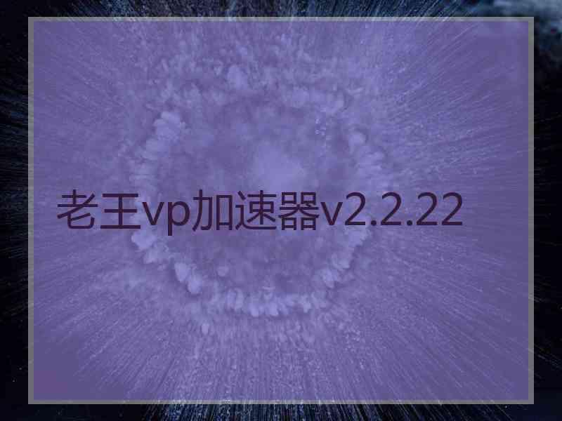 老王vp加速器v2.2.22