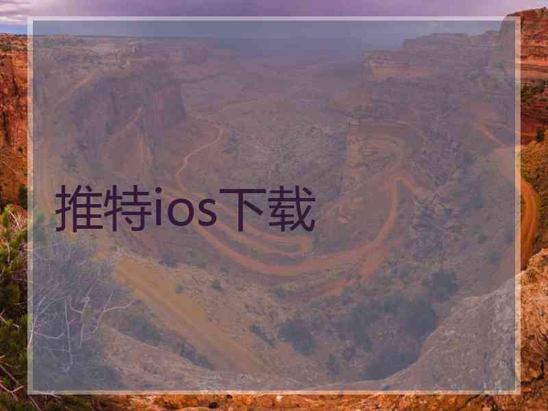 推特ios下载