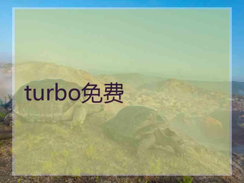 turbo免费