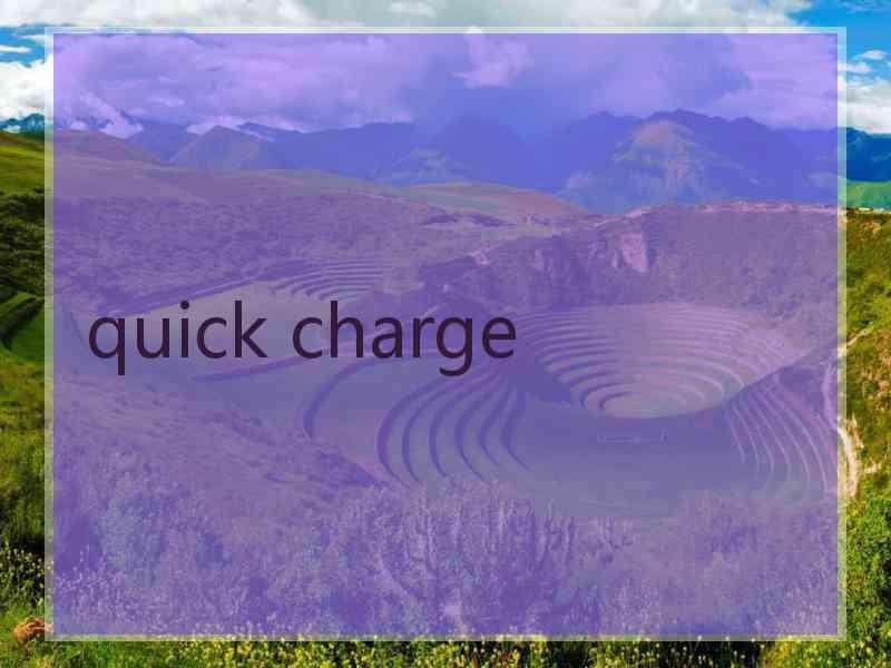 quick charge