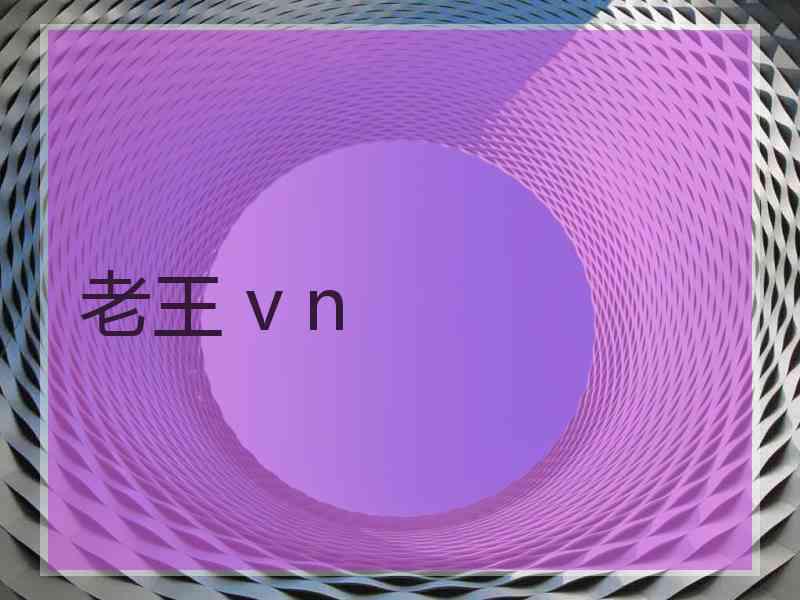 老王 v n