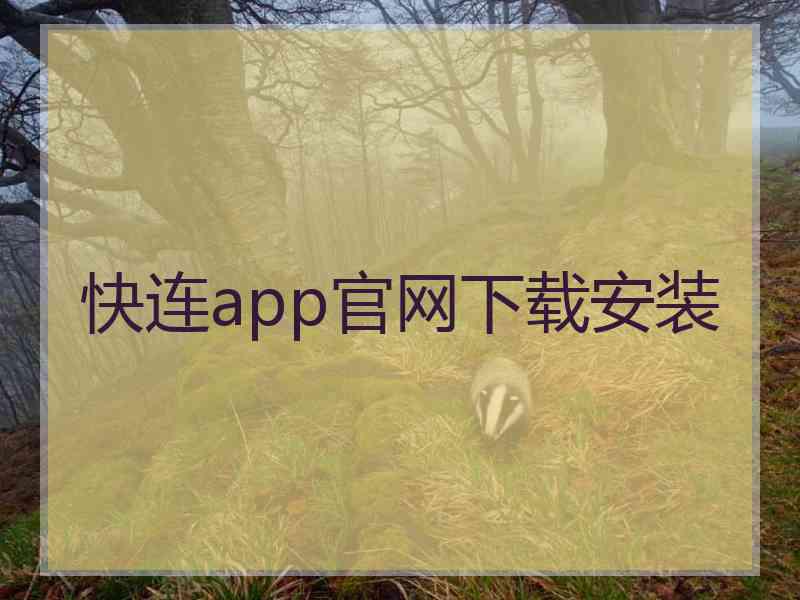 快连app官网下载安装