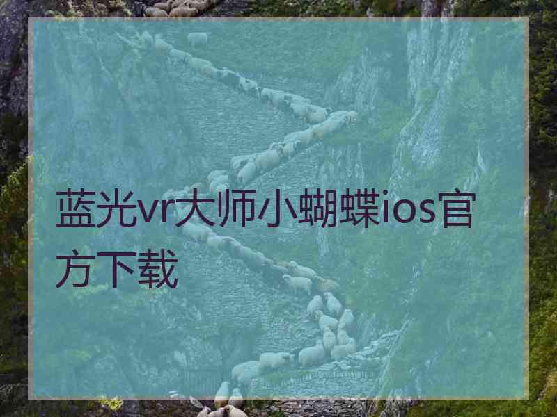 蓝光vr大师小蝴蝶ios官方下载