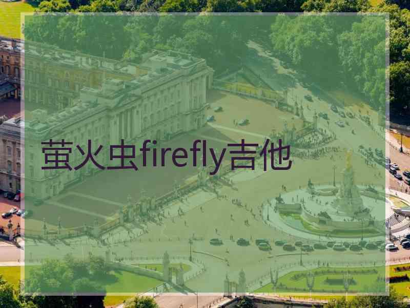 萤火虫firefly吉他